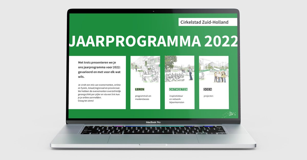 Jaarprogramma 2022 Cirkelstad Zuid-Holland